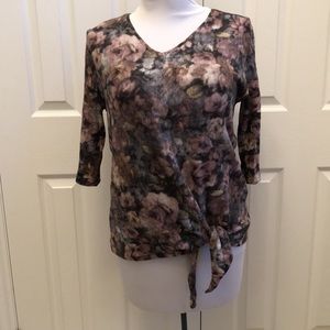 Muted floral top